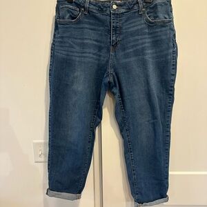 Time and Tru Women's High Rise Jeans in Medium Blue